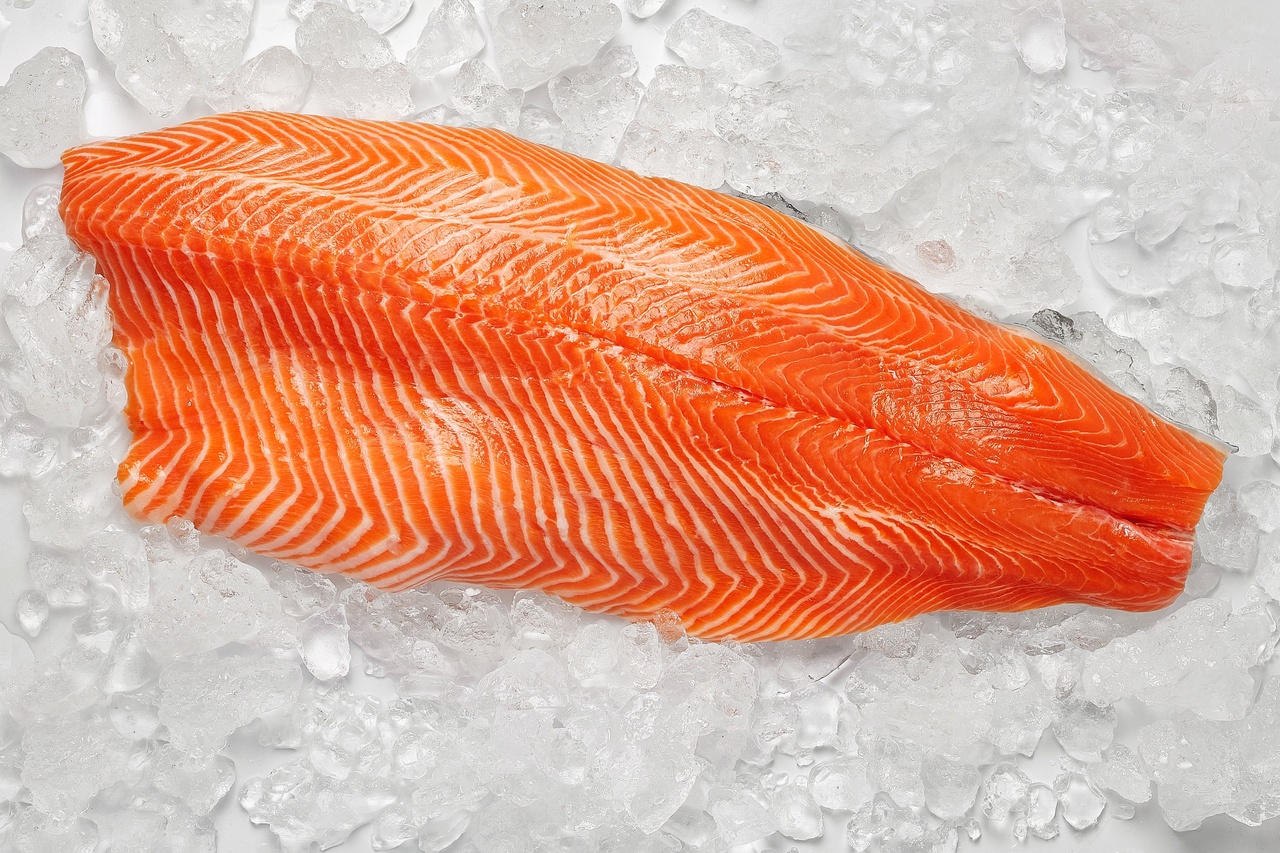 філе лосося (сьомга) (1) Форель, філе охолоджене 1