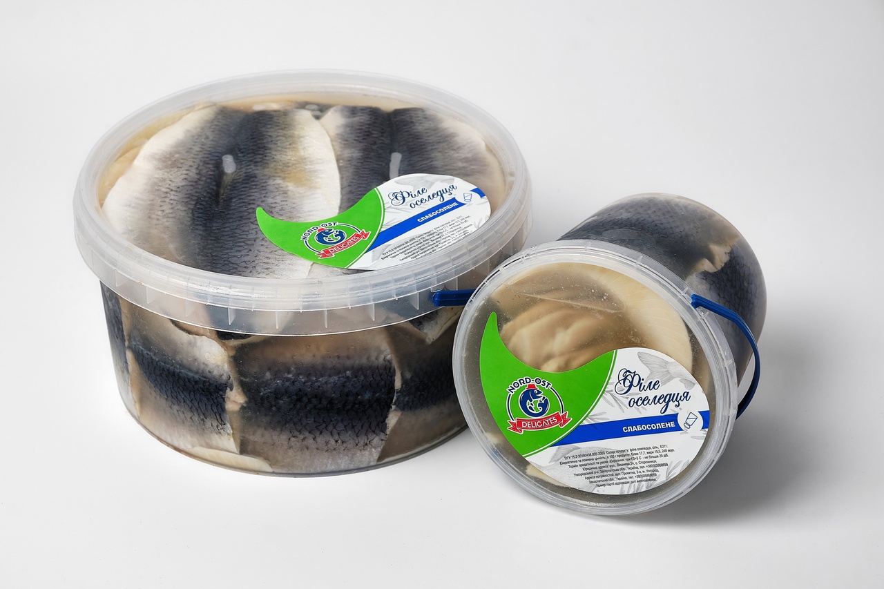філе оселедця слабосолене Філе оселедця солене (1000грам) 1
