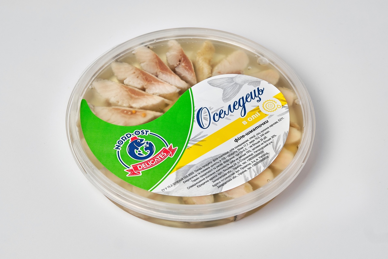 філе оселедця в олії 180 грам Пресерва Матьє шматочки (180грам) 1