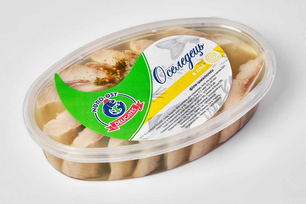 філе оселедця в олії 300 грам Пресерва Матьє шматочки (300грам) 1