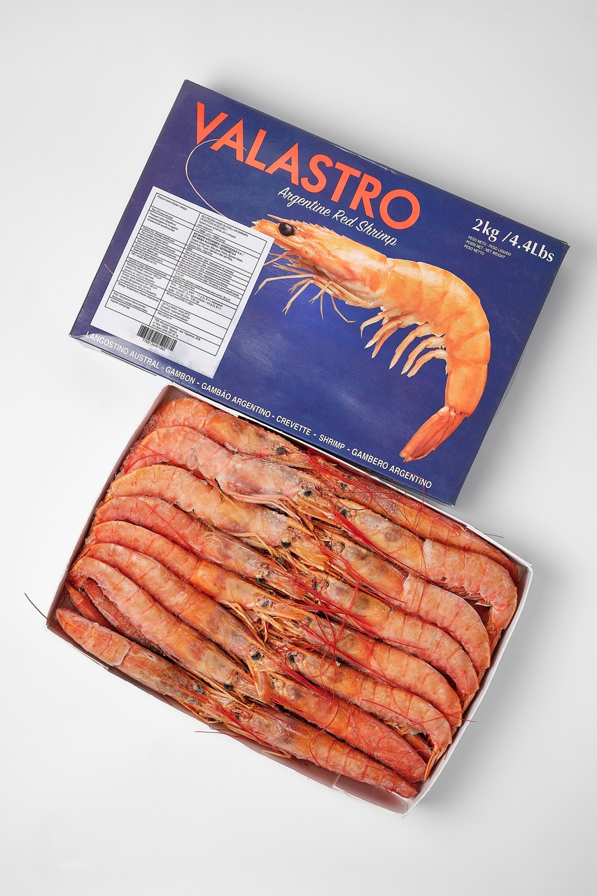 лангустіни 2 кг (10-20 шт_кг) Лангустіни L1, Креветка аргентинська з головою (2000грам) 1