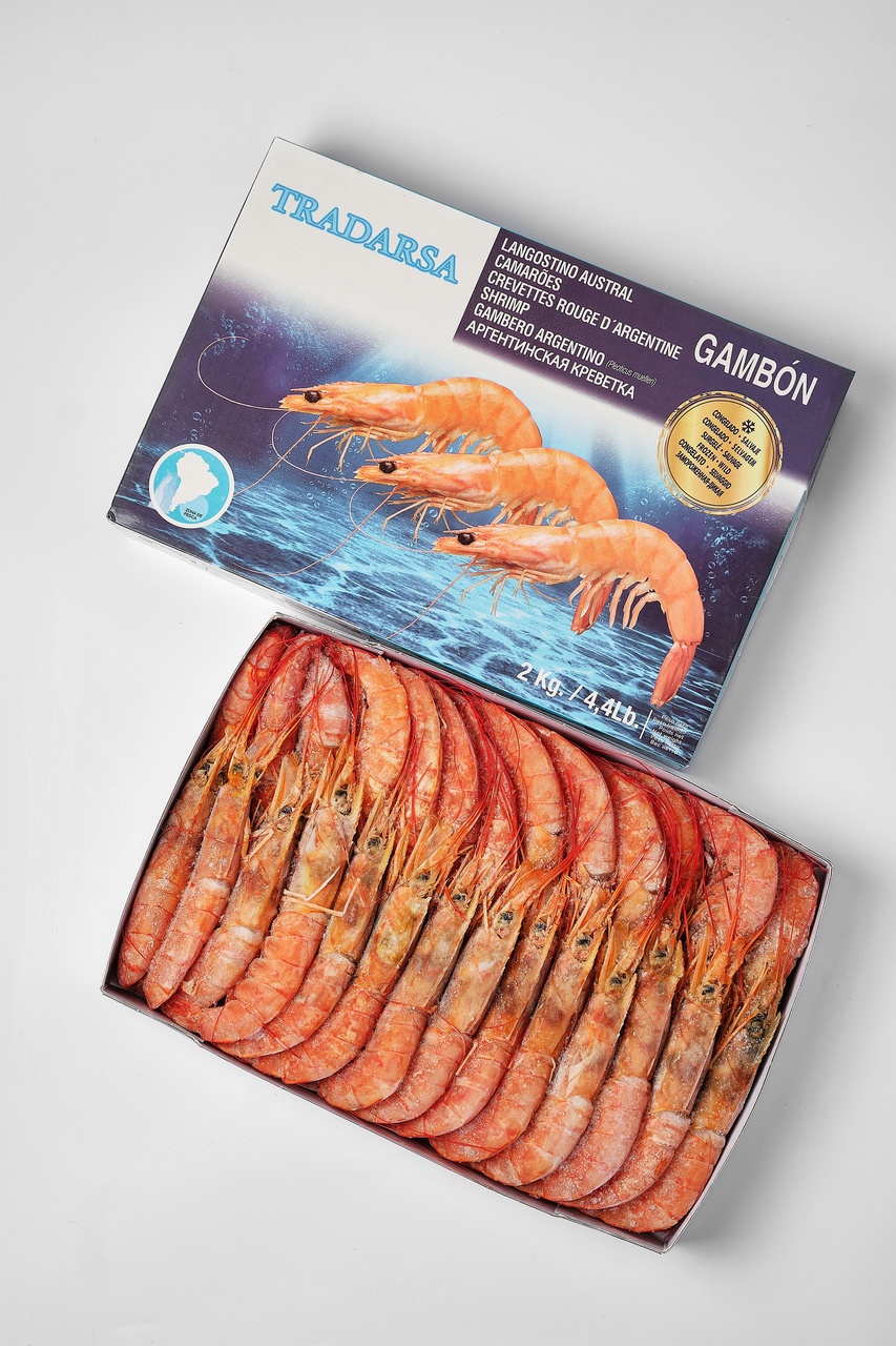 лангустіни 2кг Лангустіни L2, креветка червона, 21–30шт/кг, упаковка (2000грам) 1