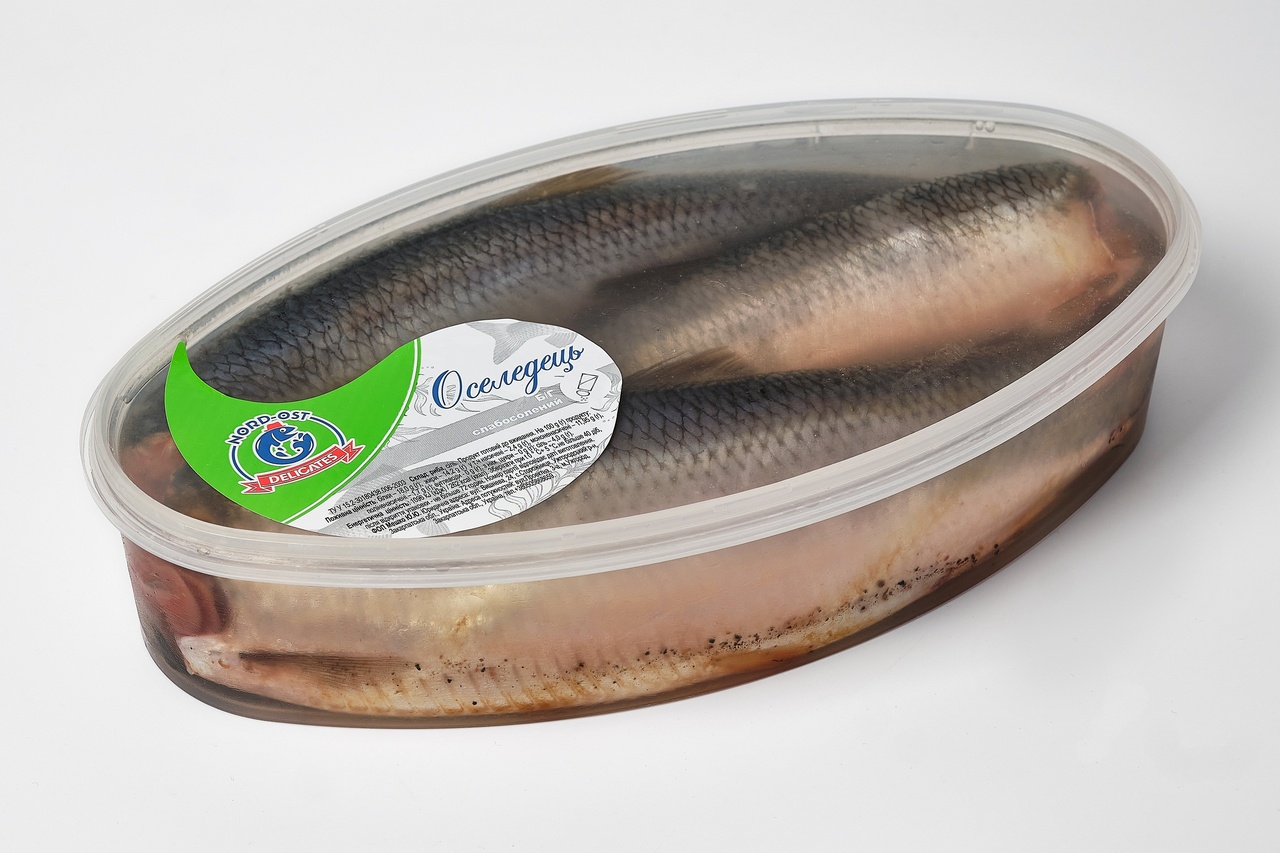 оселедець без голови слабосолений(2) Оселедець без голови пряного посолу (1050грам, нетто) 1