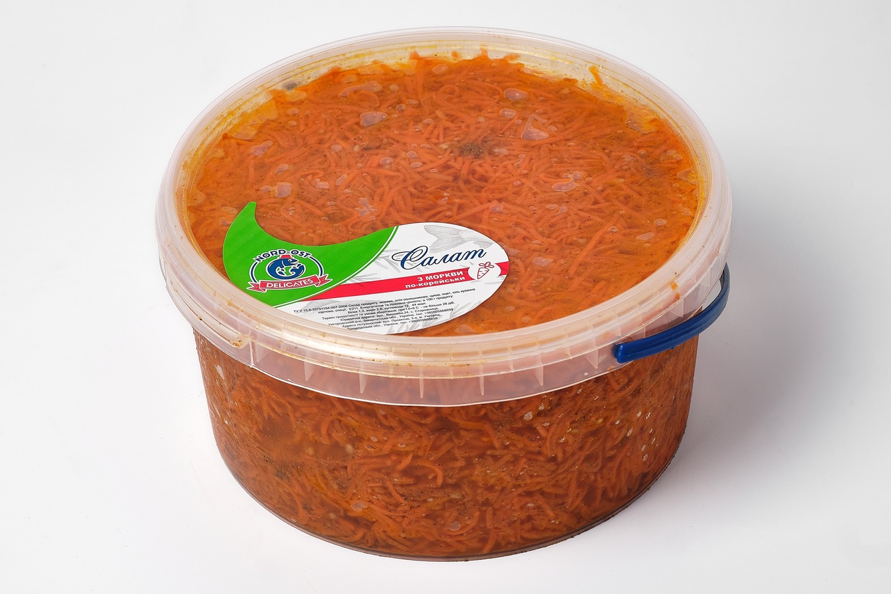 салат з моркви по-корейськи(1) Морква по-корейськи (3000грам) 1