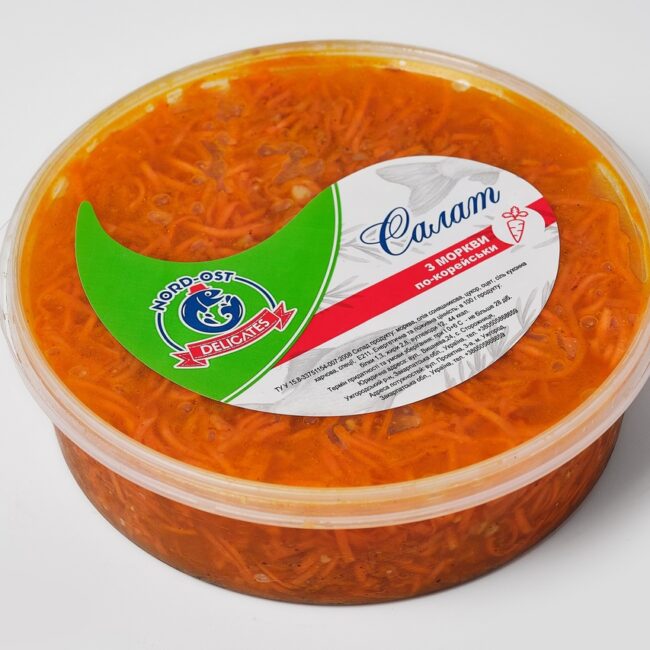 Морква по-корейськи (500грам)