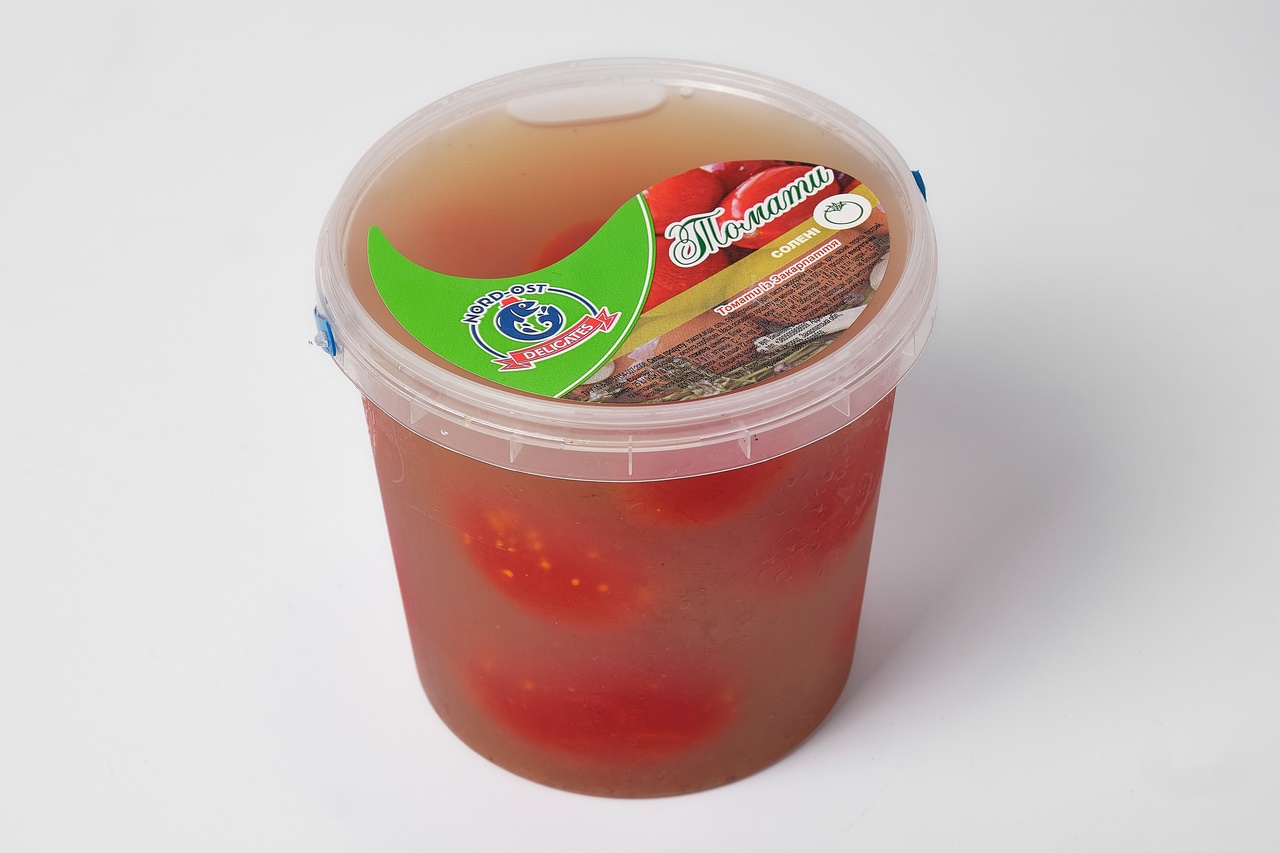 томати солені(1) Томати (помідори) солені, червоні/зелені, 1л. 1