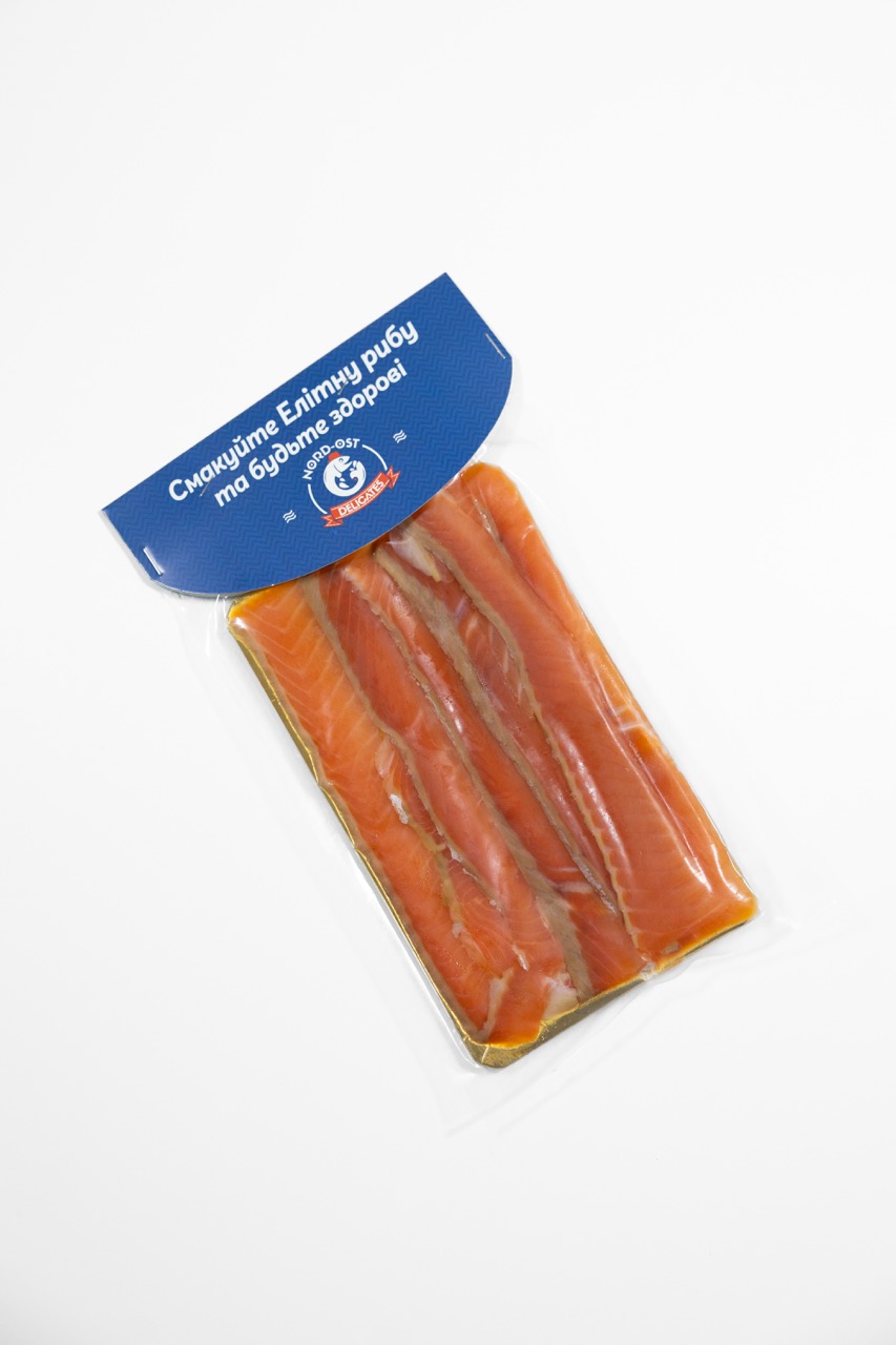 Нарізка Лосось копчений ( 100 грам )